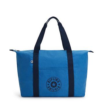 Kipling Art Medium Lite Tote Tassen Blauw | NL 1442SG